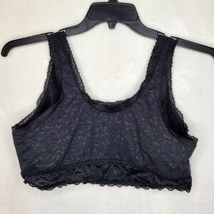 Torrid Unlined Four Way Stretch Lace Scoop Bralette Size 1